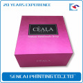 Sencai nature handmade soap pink packaging box with silver logo